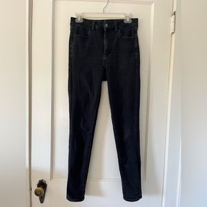 American Eagle Super Hi-Rise Jegging Black Size 8